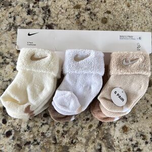 Nike Baby Socks Set - Cream, White, Tan